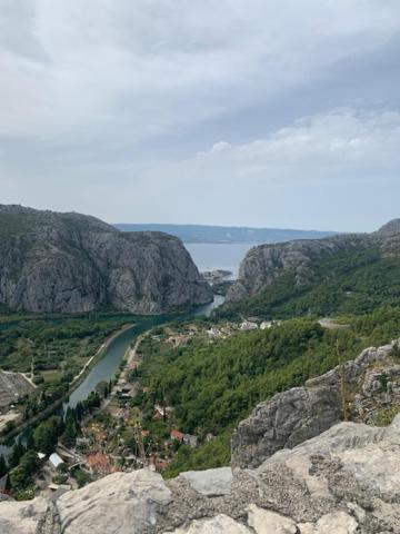 Panorama Sea View Apartment A Omis Exterior photo